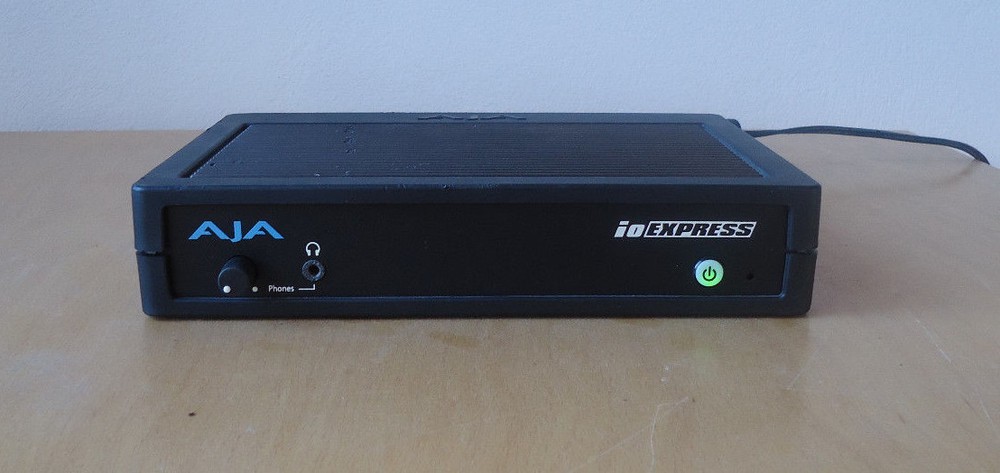 AJA Io Express portable HD/SD unit for file-based work flows