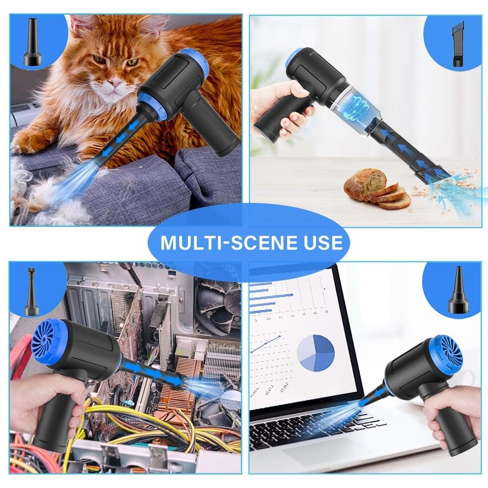 Air Duster - Computer Vacuum Cleaner - for Keyboard Cleaning - Cordless Canne...