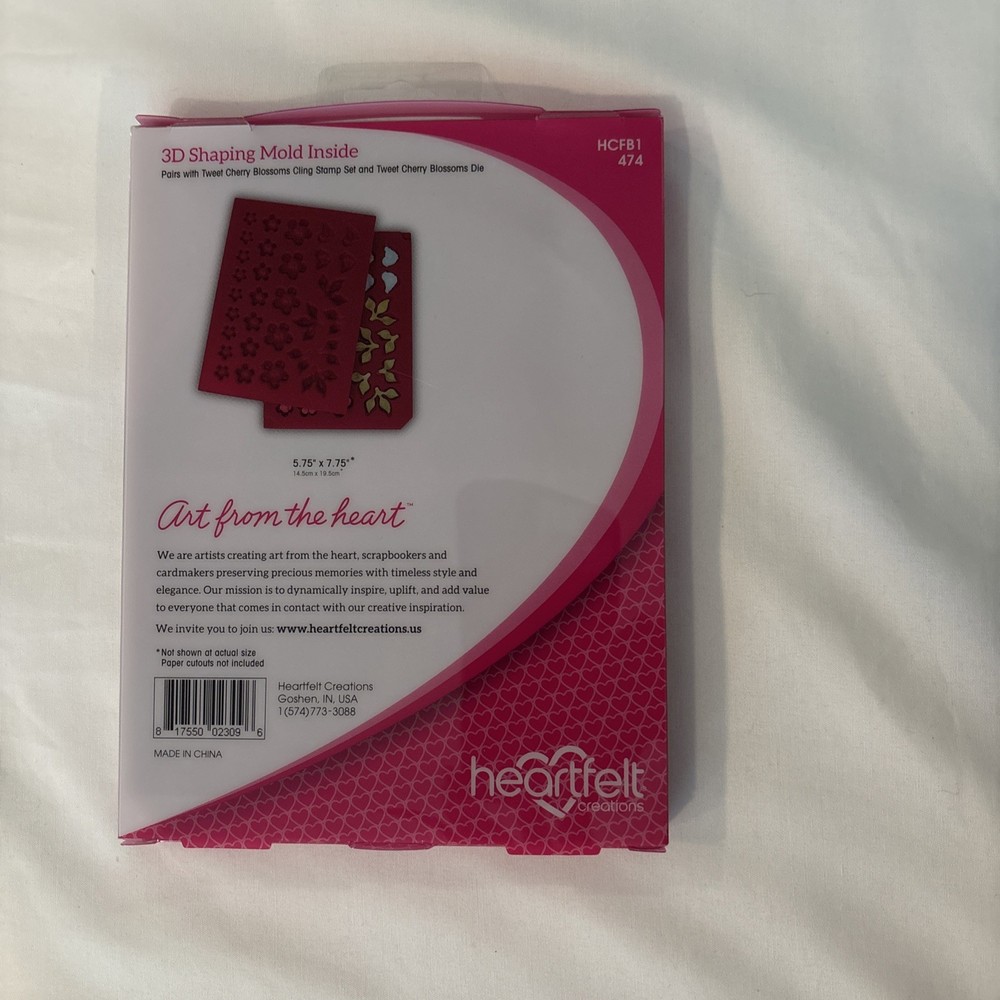 Heartfelt Creations 3D Cherry Blosson Shaping Mold