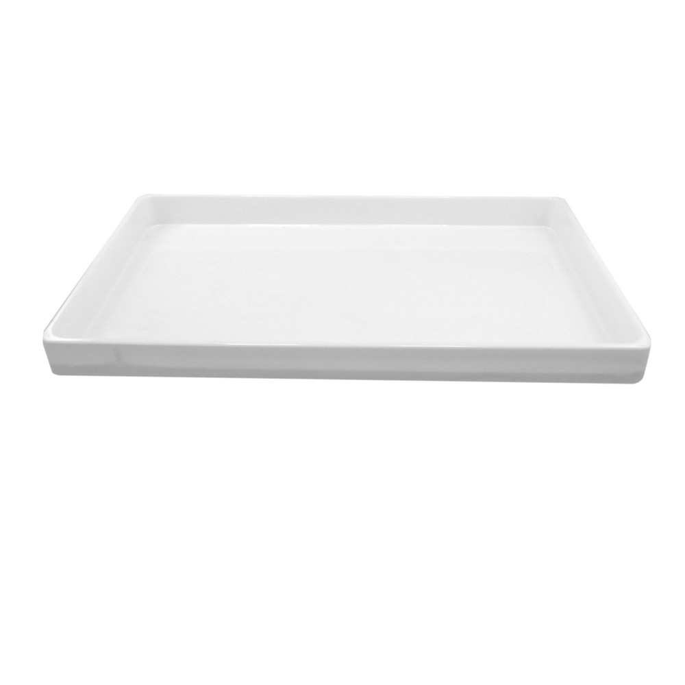 Heavy Duty Jet-Stone White or Black Stackable Plastic Compartment Tray