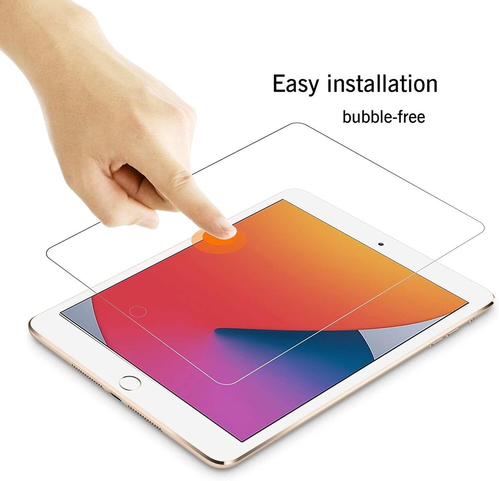 [2-Pack]Tempered GLASS Screen Protector for Apple iPad 9th Generation 2021 10.2