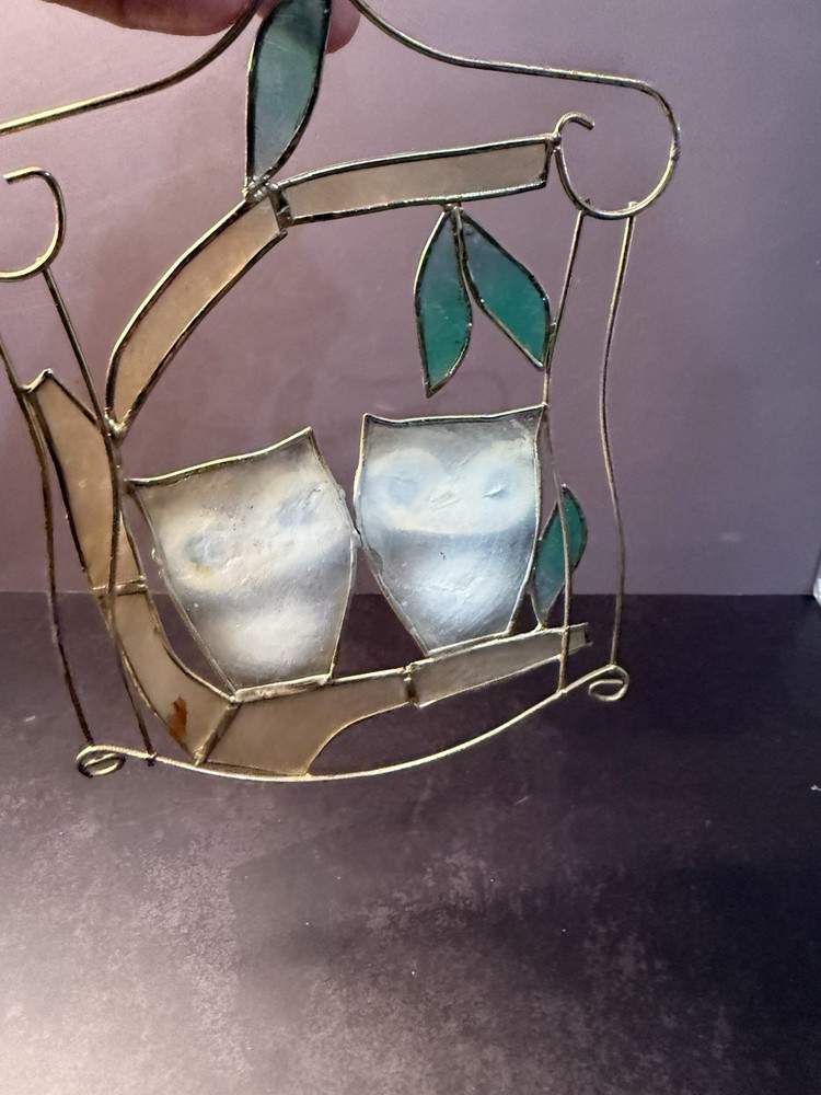 Vintage Owl Suncatcher
