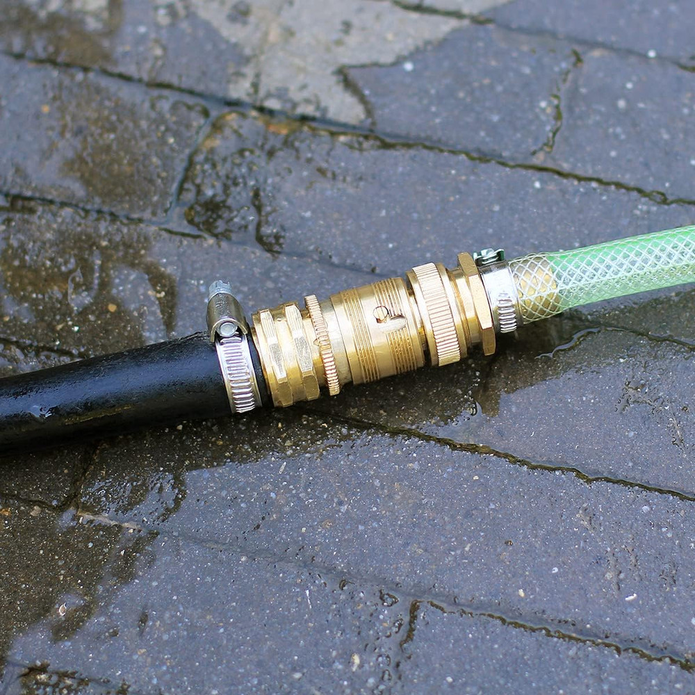 Garden Hose Quick Connect Solid Brass 3/4" GHT External Thread Easy Connect Fitt