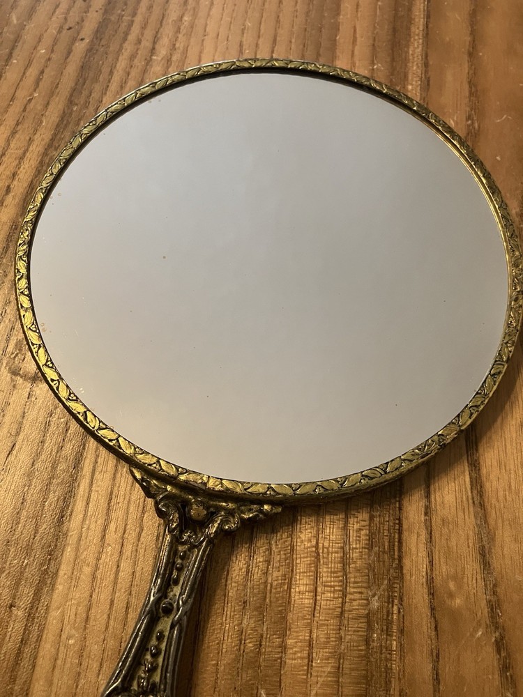 2 Handheld Mirrors FLAWS On Both See All Picture Before Purchase