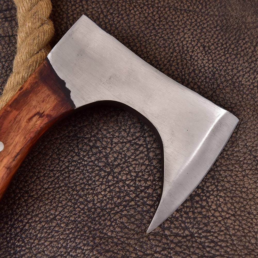 handmade high carbon steel throwing axe