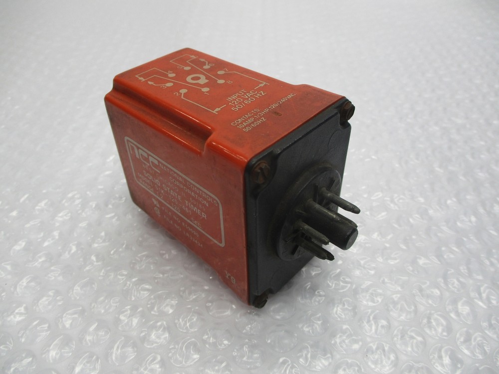 NATIONAL CONTROLS S1K-120-461 TIMER RELAY UNMP