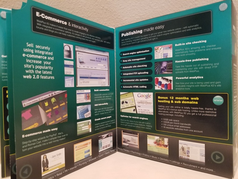 New Sealed Serif WebPlus X2 Website Maker