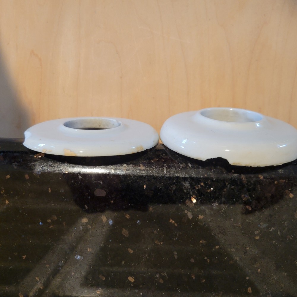 Vintage Porcelain Escutcheons