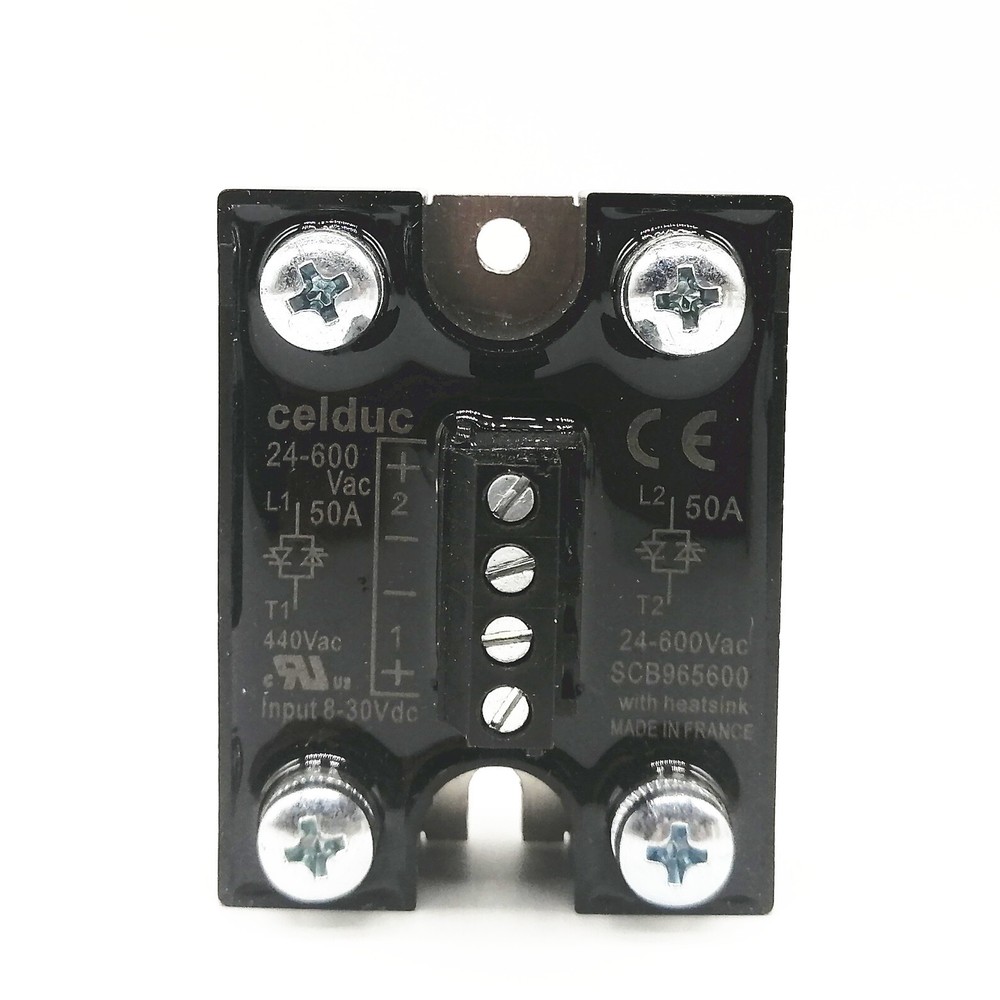 Celduc solid state relay SCB965600 50A 24-600VAC
