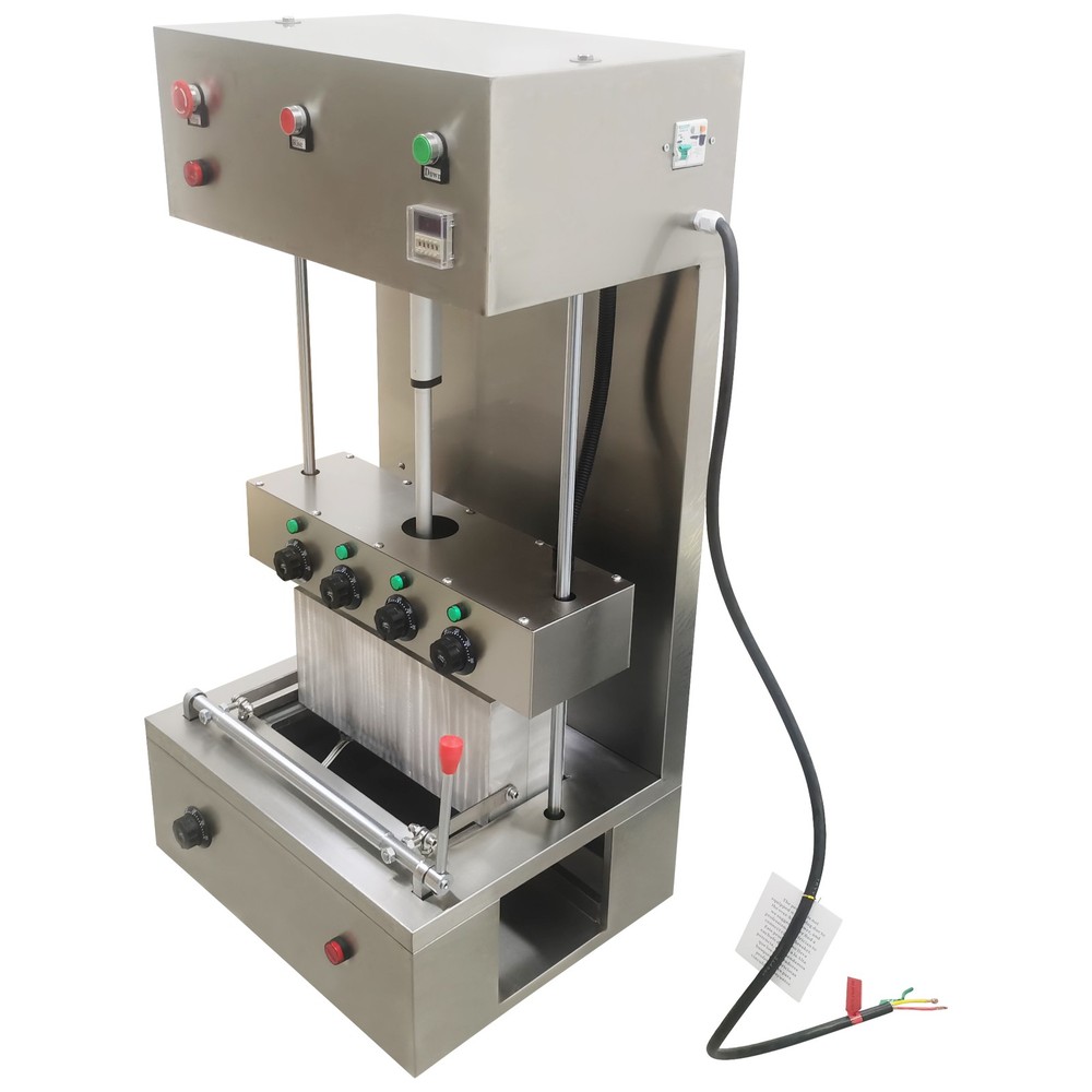 Pizza Cone Forming Machine Pizza Base Press Forming Machine Conical Pizza 4 Head