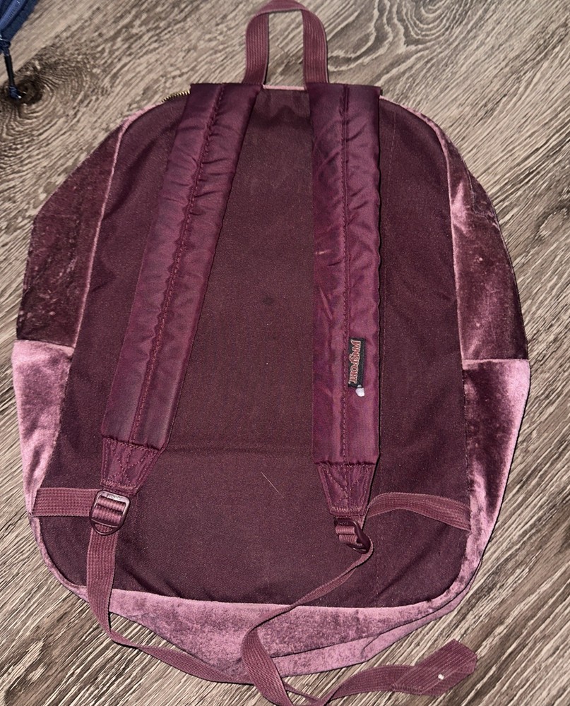Vintage JANSPORT Felt Purple Backpack