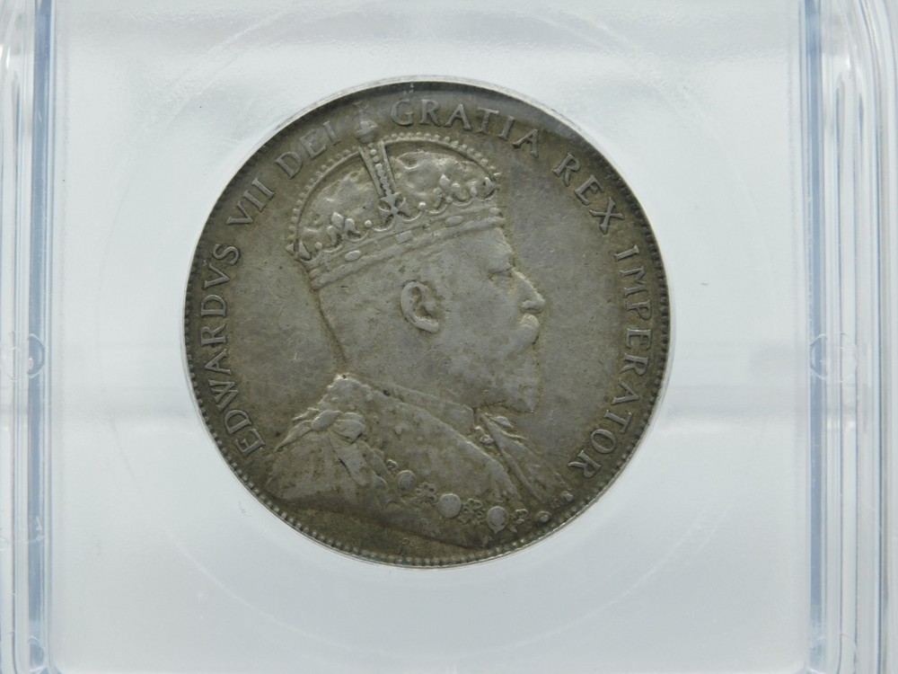 1907 GRADED CANADA 50 CENT ~ ICG EF40 (BT1127)