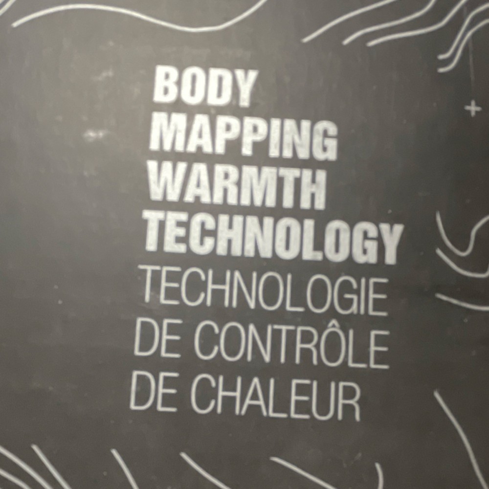 Orage Men's body Mapping Warmth, Technology Clown Top Large Black