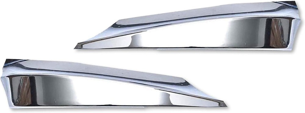 Bumper Corner Right and Left Plastic Chrome International Prostar + Set