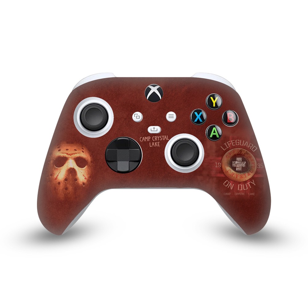FRIDAY THE 13TH 2009 GRAPHICS VINYL SKIN DECAL FOR SERIES X CONSOLE & CONTROLLER