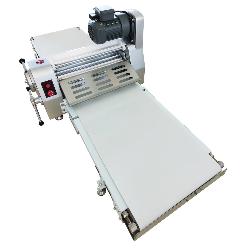 110V 550W 0.04"-1.5" Dough Sheeter Reversible Dough Roller Machine