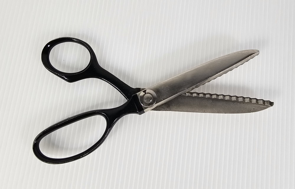 Keen Edge Zig Zag Scissors Chrome Made in USA