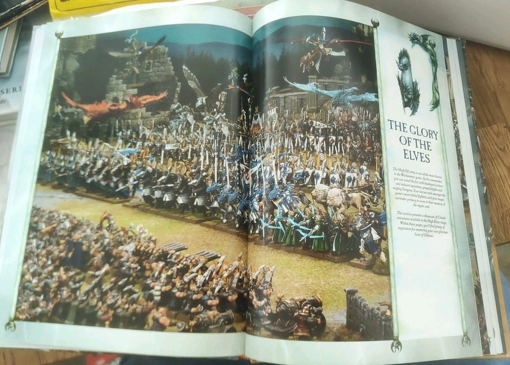 Warhammer: High Elves Hardback Book - Warmhammer Armies 2012