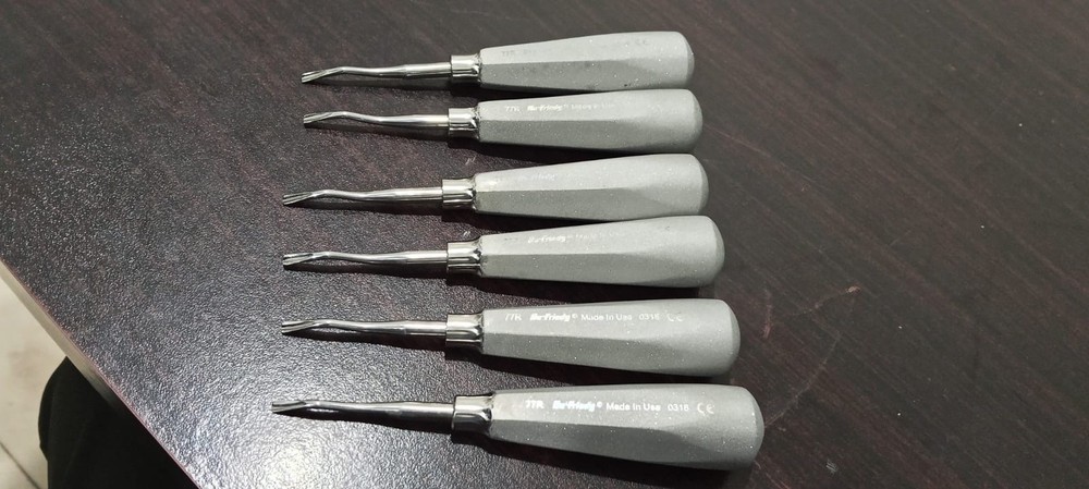 6 Pcs Lot E77R SERRATED ELEVATOR Hu FRIEDY