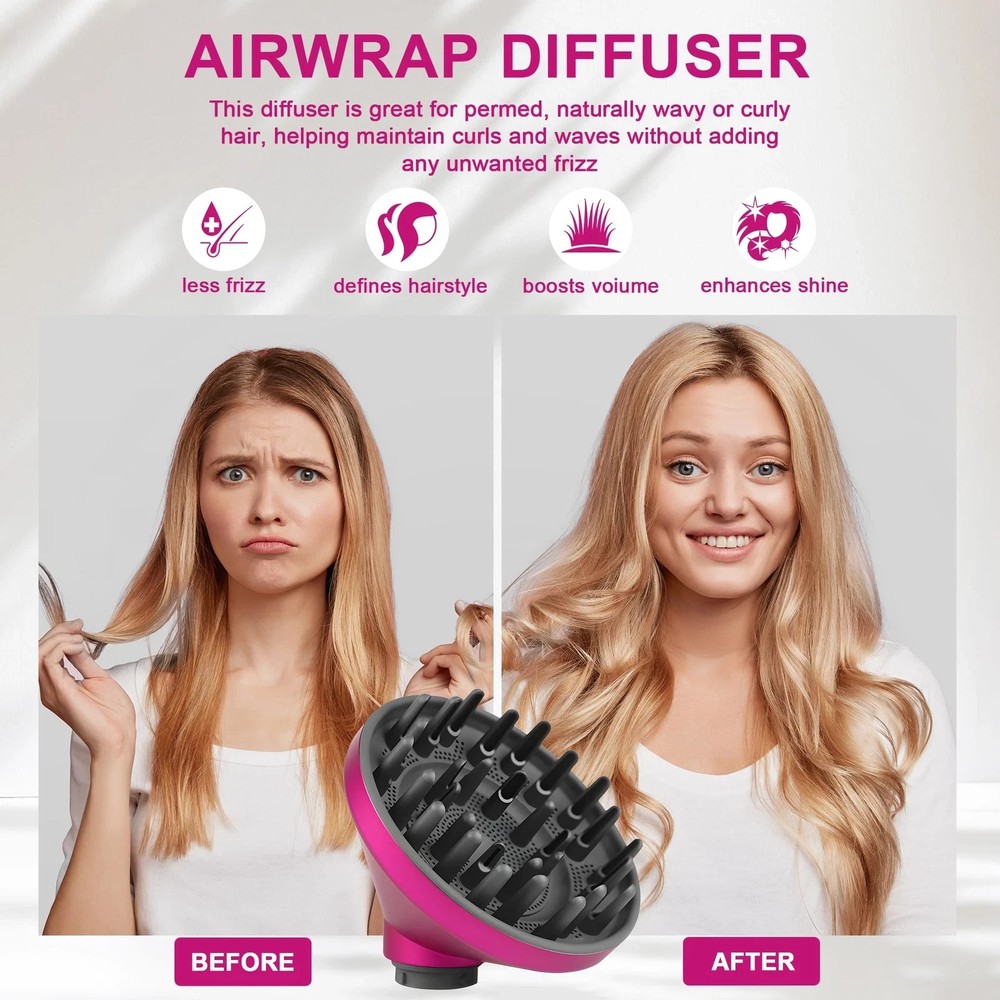 Upgraded Diffuser Attachment for Dyson Airwrap HS05 HS03 HS01 Hair Styling Tool