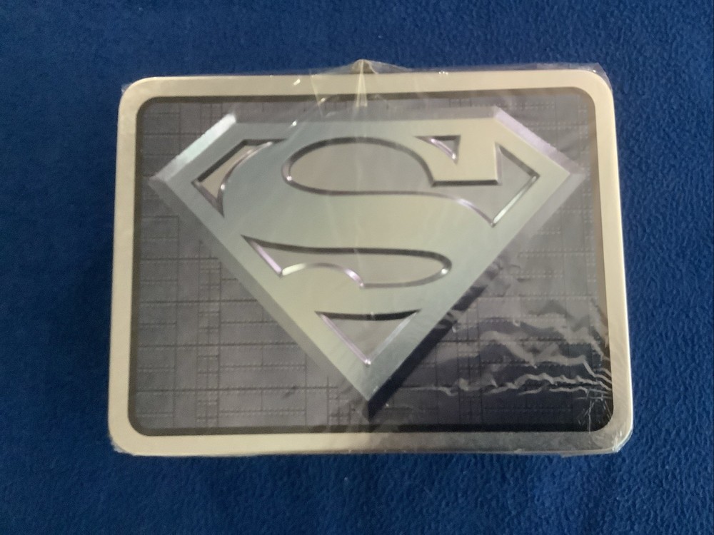 Vintage Superman Lunch Box Tin Comic In Original Packaging