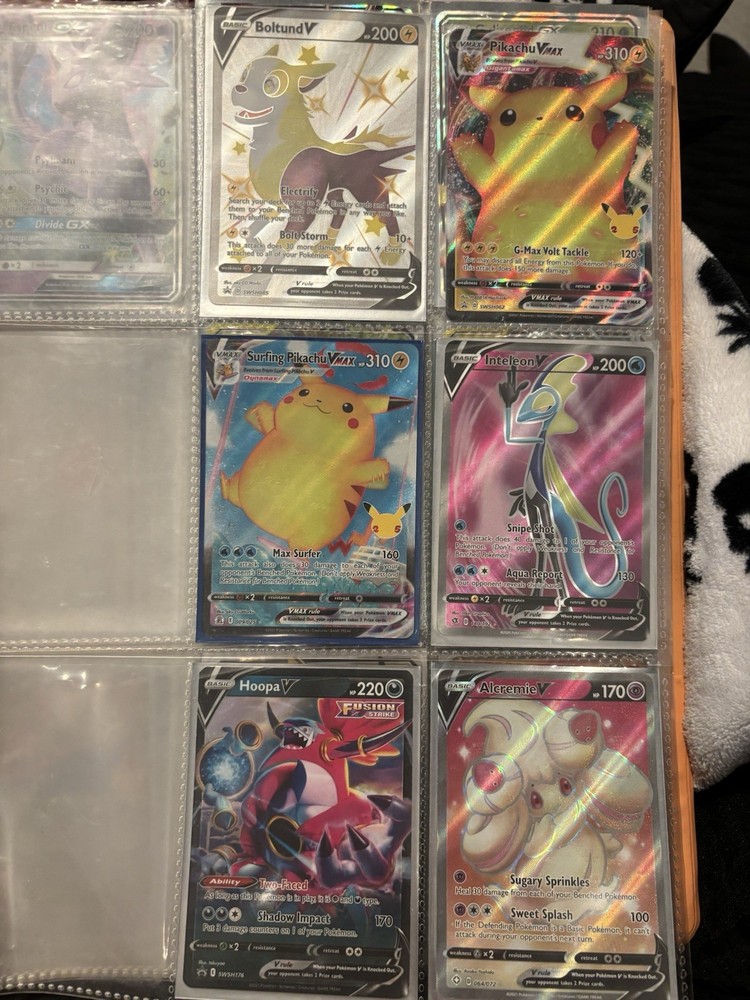 Pokemon Cards In Binder