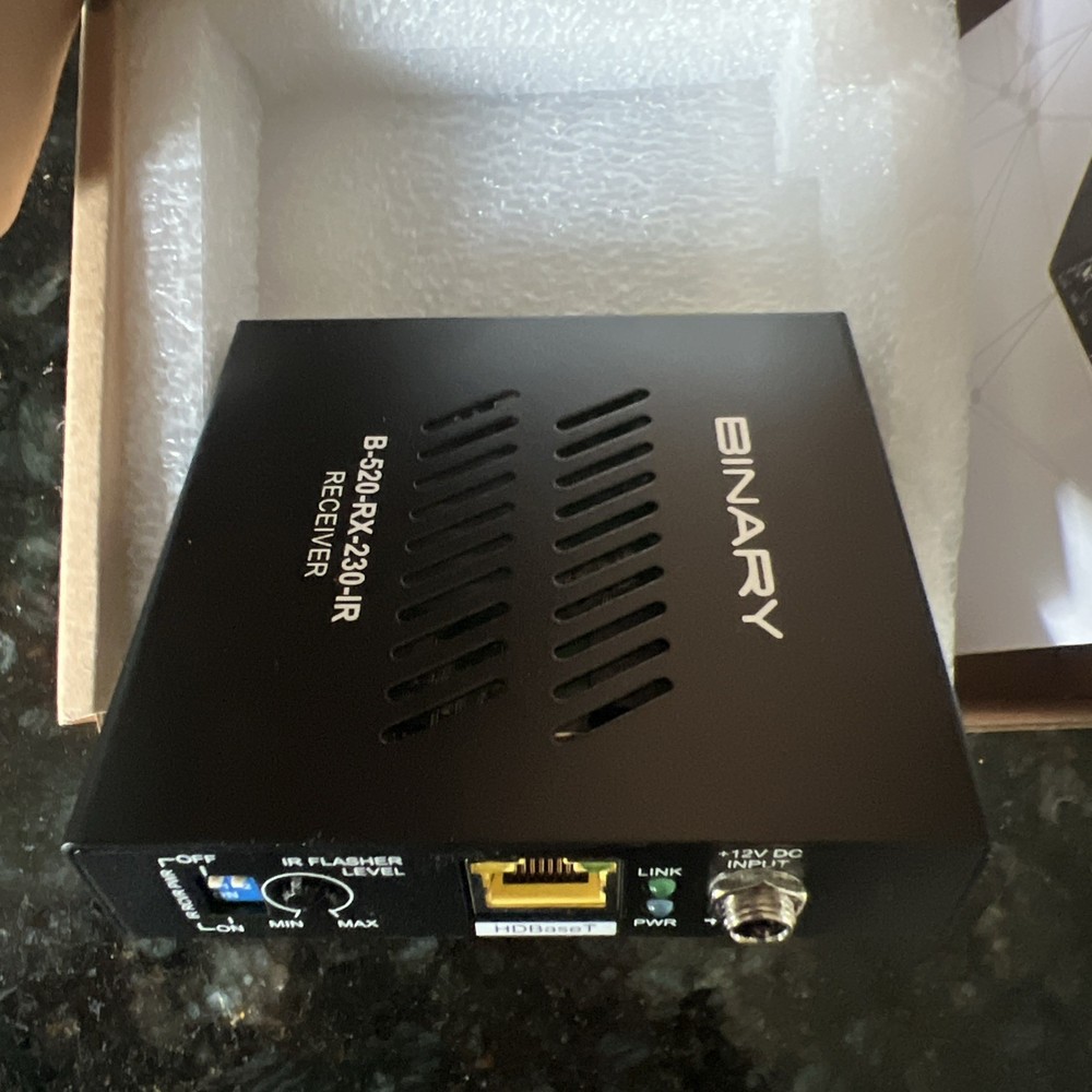 Binary B-520-RX-230-IR HDMI Extender RECEIVER Only