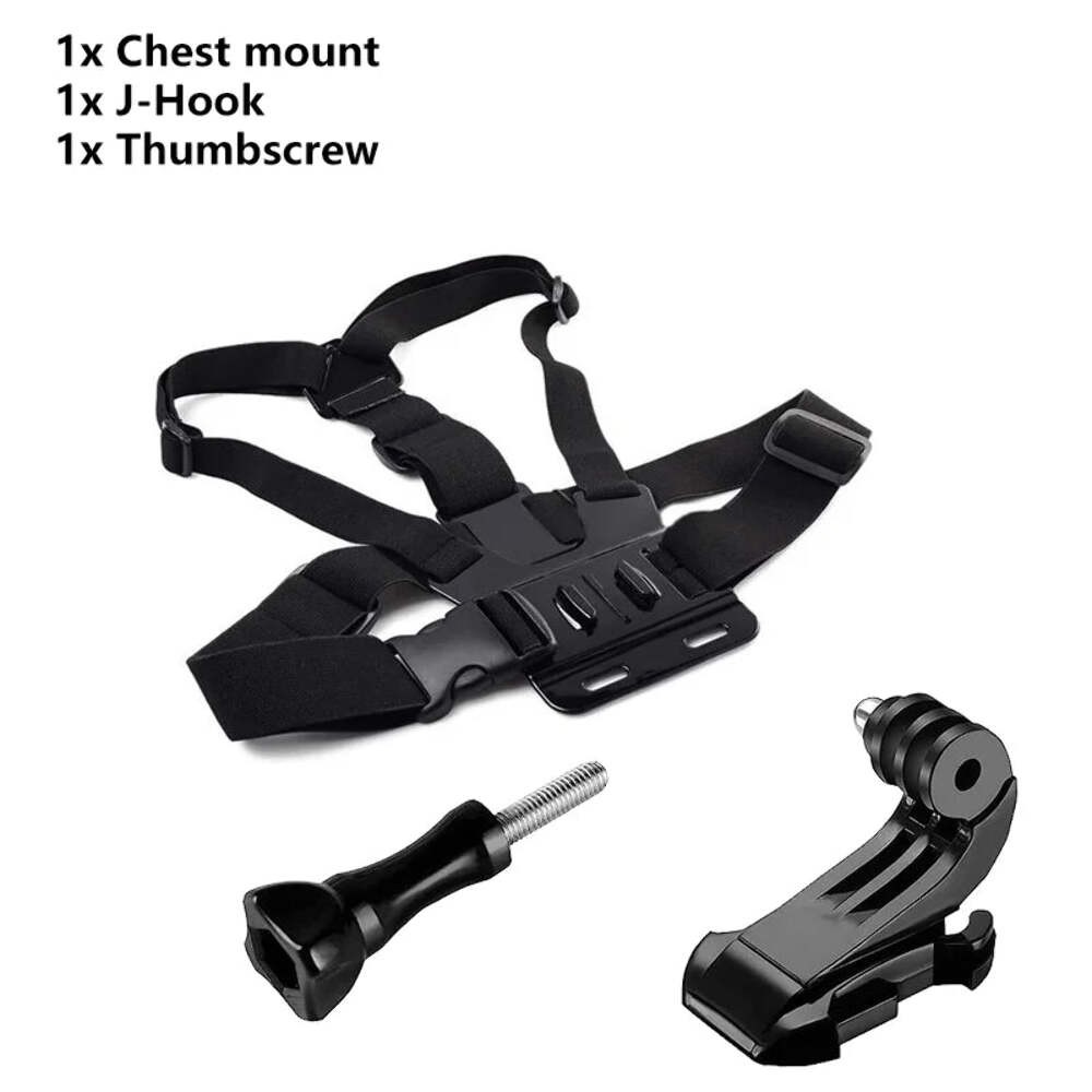 Adjustable Chest Strap Mount Harness Holder for Action Cameras Accessories