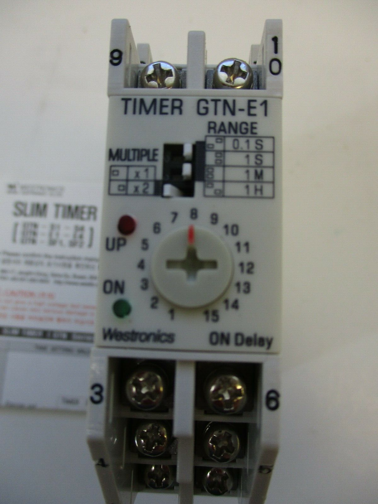 WESTRONICS ELECTRONIC MICOM TIMER SLIM TYPE GTN-E1 DC120V