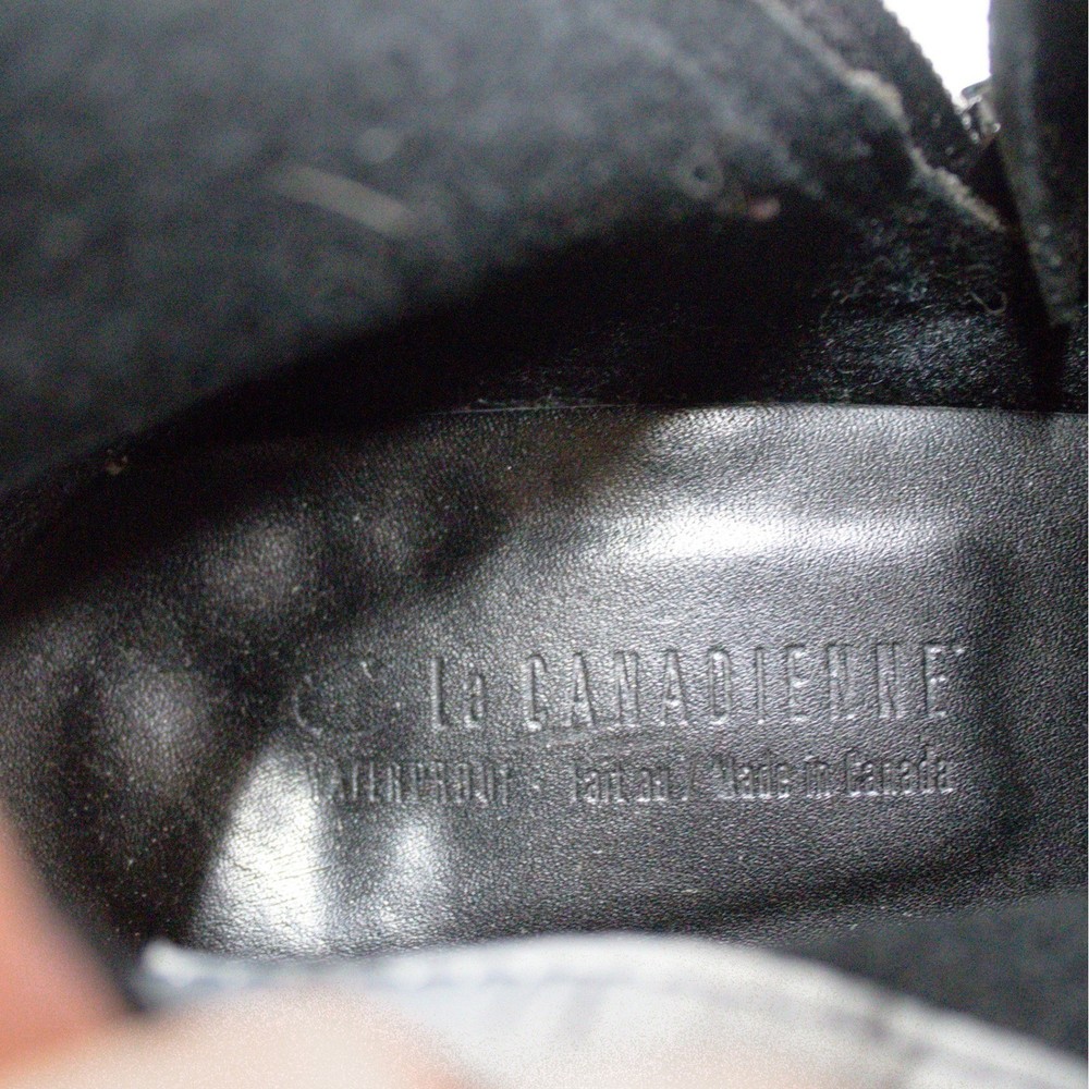 La CANADIENNE Black Leather Booties
