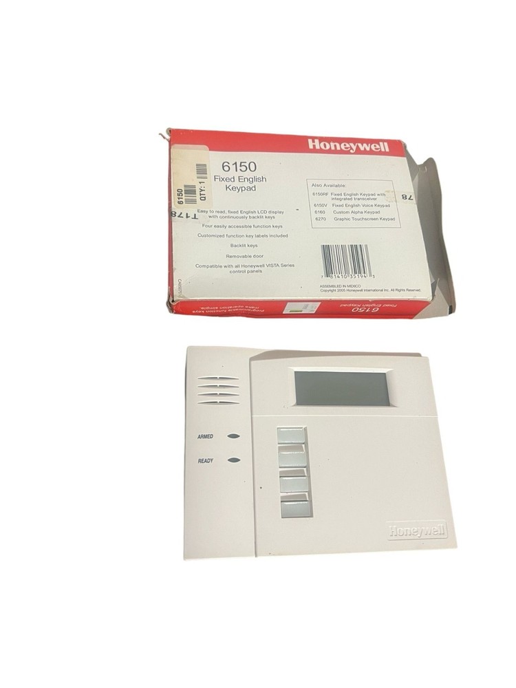 Ademco 6150 keypad - Preowned) tested and working ( Preowned)