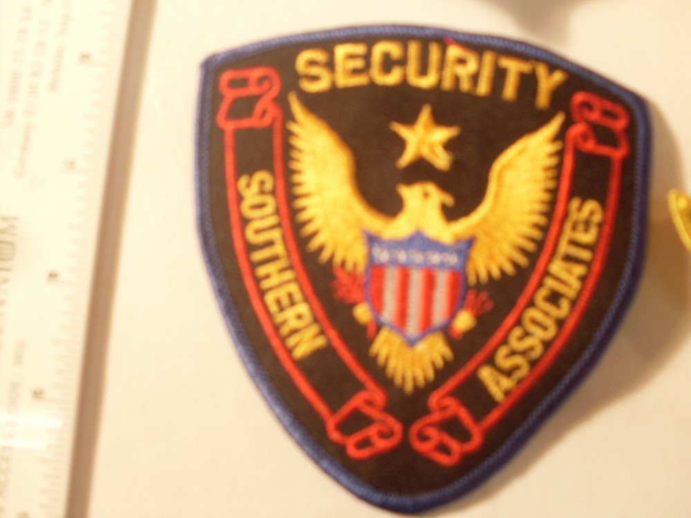 Police Sheriff Security Emblems Patches Embroidered Patch for display only