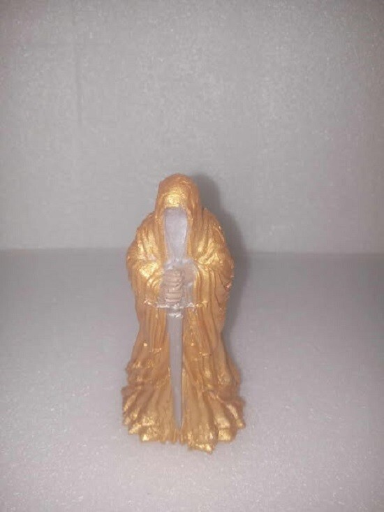 FACELESS GHOST WITH SWORD MADE FROM RESIN