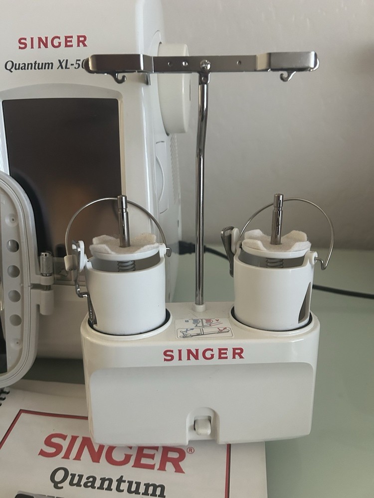 Singer Quantum XL-5000 Computerized Sewing Machine & Embroidery Plus Hoops