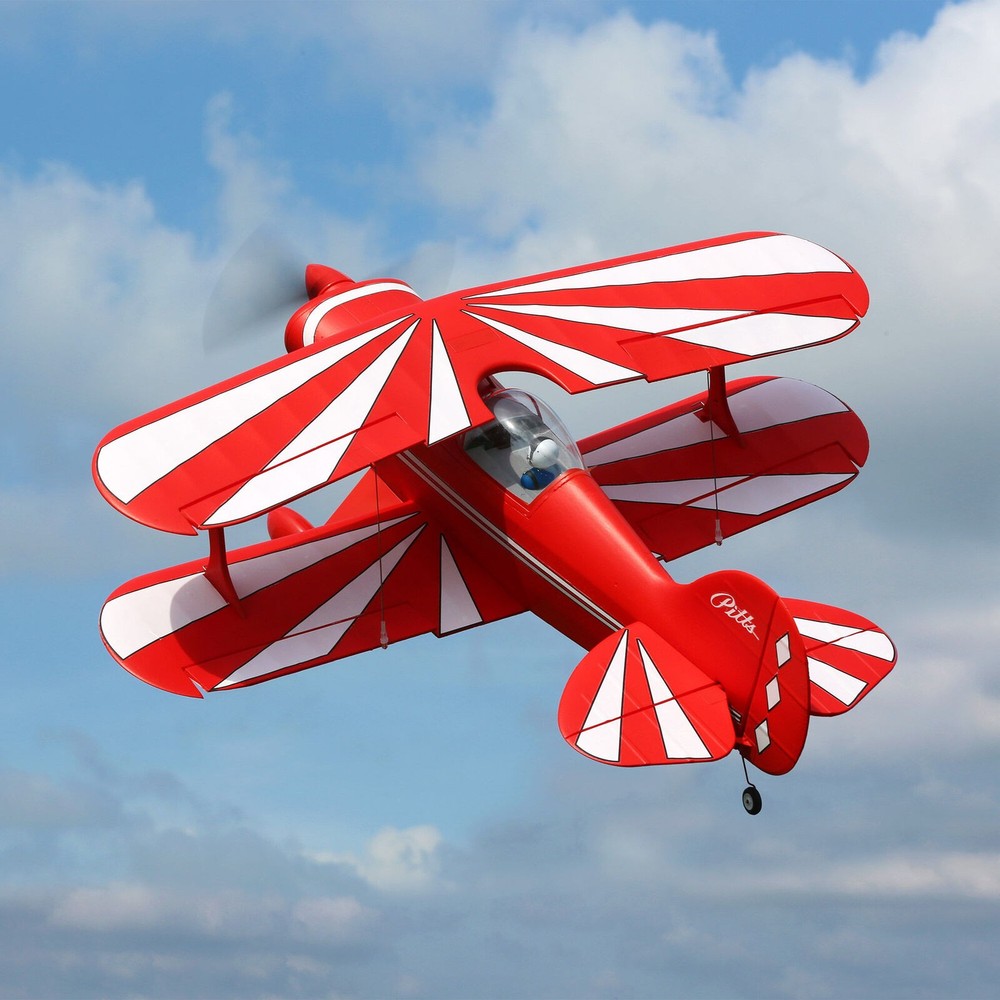 E-flite EFL35500 Pitts S-1S BNF Basic Biplane w/ AS3X & SAFE Select, 850mm