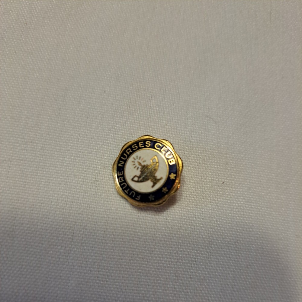 Enameled Pin Future Nurses Club