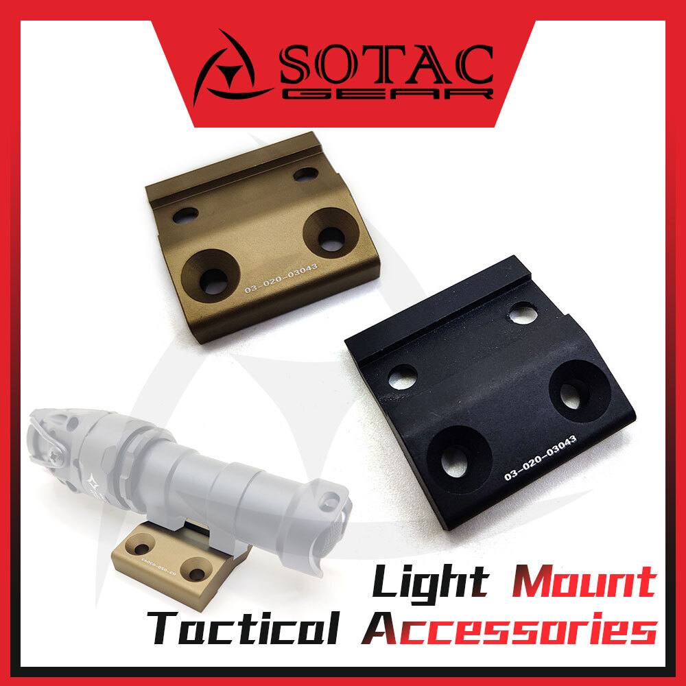 SOTAC MLOK Light Offset Mount for M300 M600 M600DF Keymod MLOK Flashlight