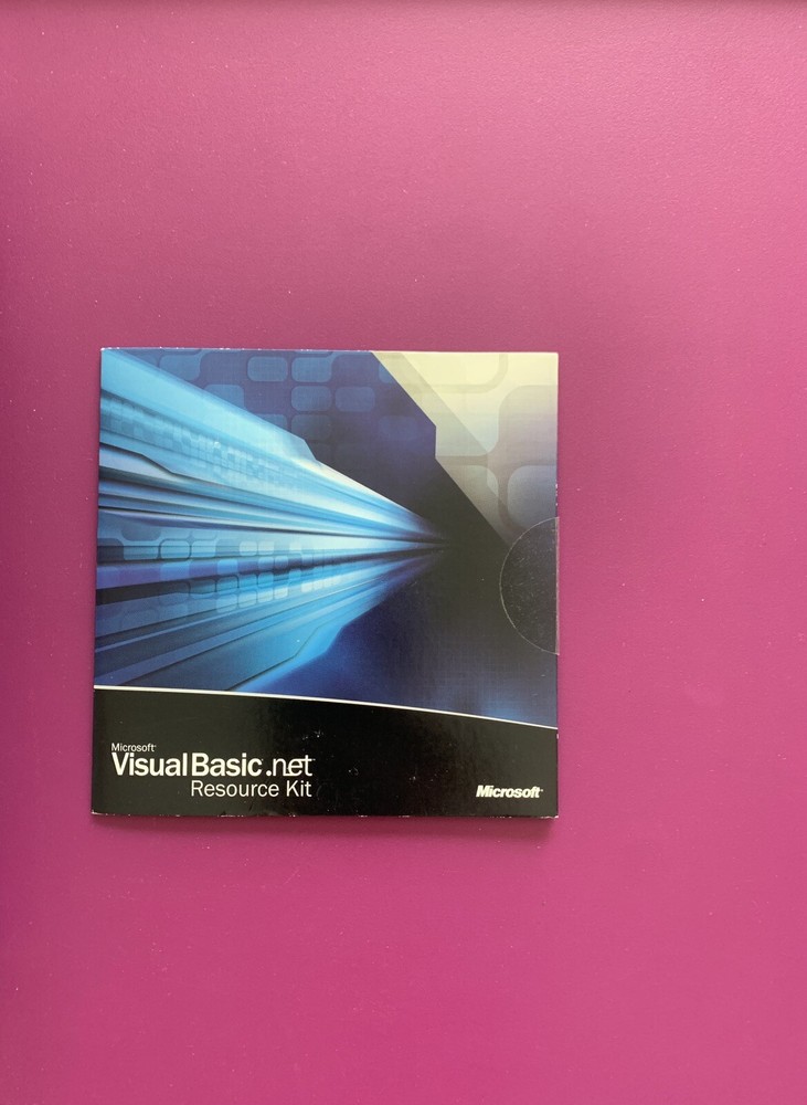 New Sealed microsoft visual basic net resource kit CD Book Product Key
