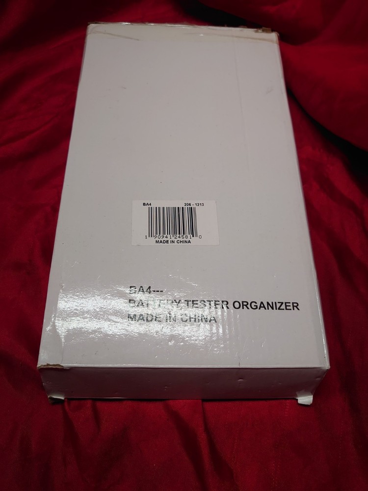 BATTERY Organizer Rack Black