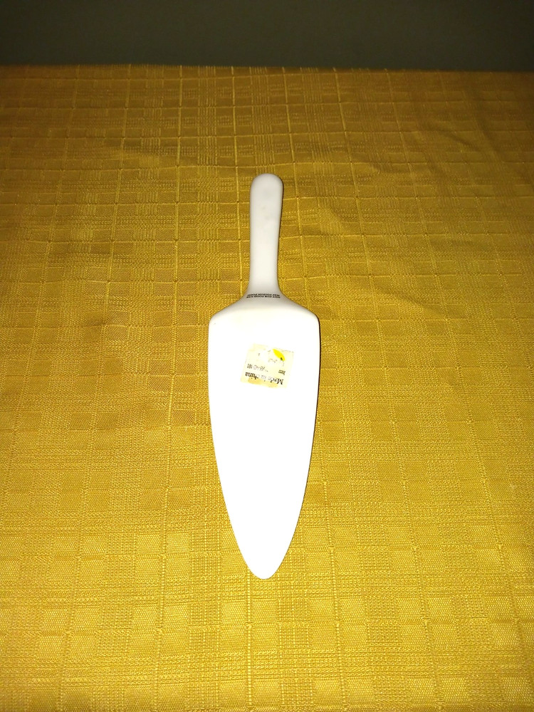 porcelain spatula wedding cake pie server rose design