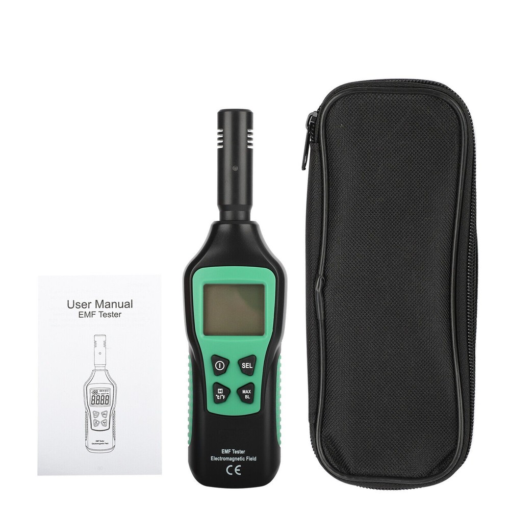 LCD Radiation Dosimeter EMF Meter Electromagnetic Radiation Detector Accessories