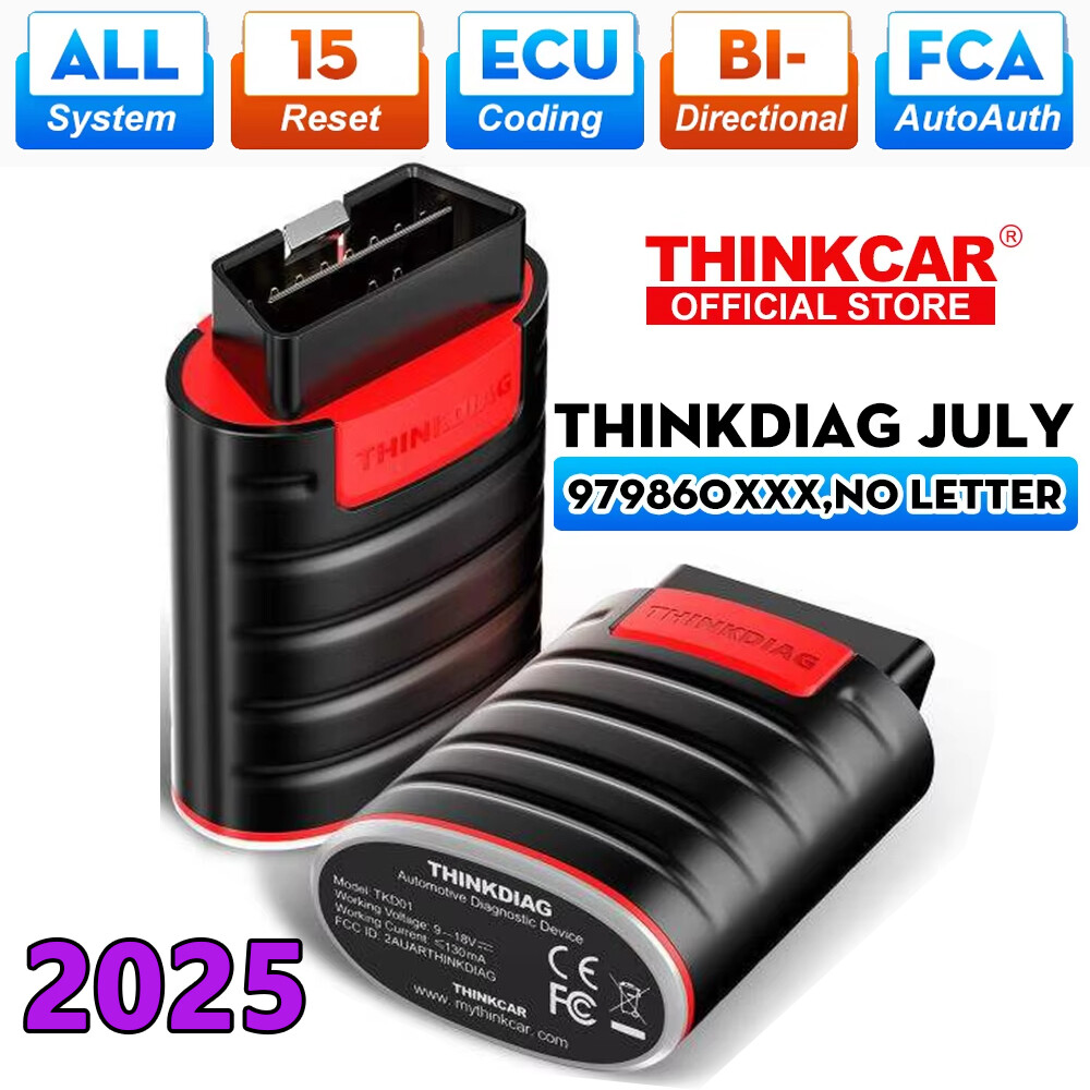 THINKCAR OBD2 Bluetooth Scanner - Read/Erase Codes & ECU Programming For iOS