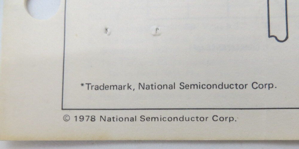 1978 National Semiconductor INS8251 Programmable Communication Interface paper *