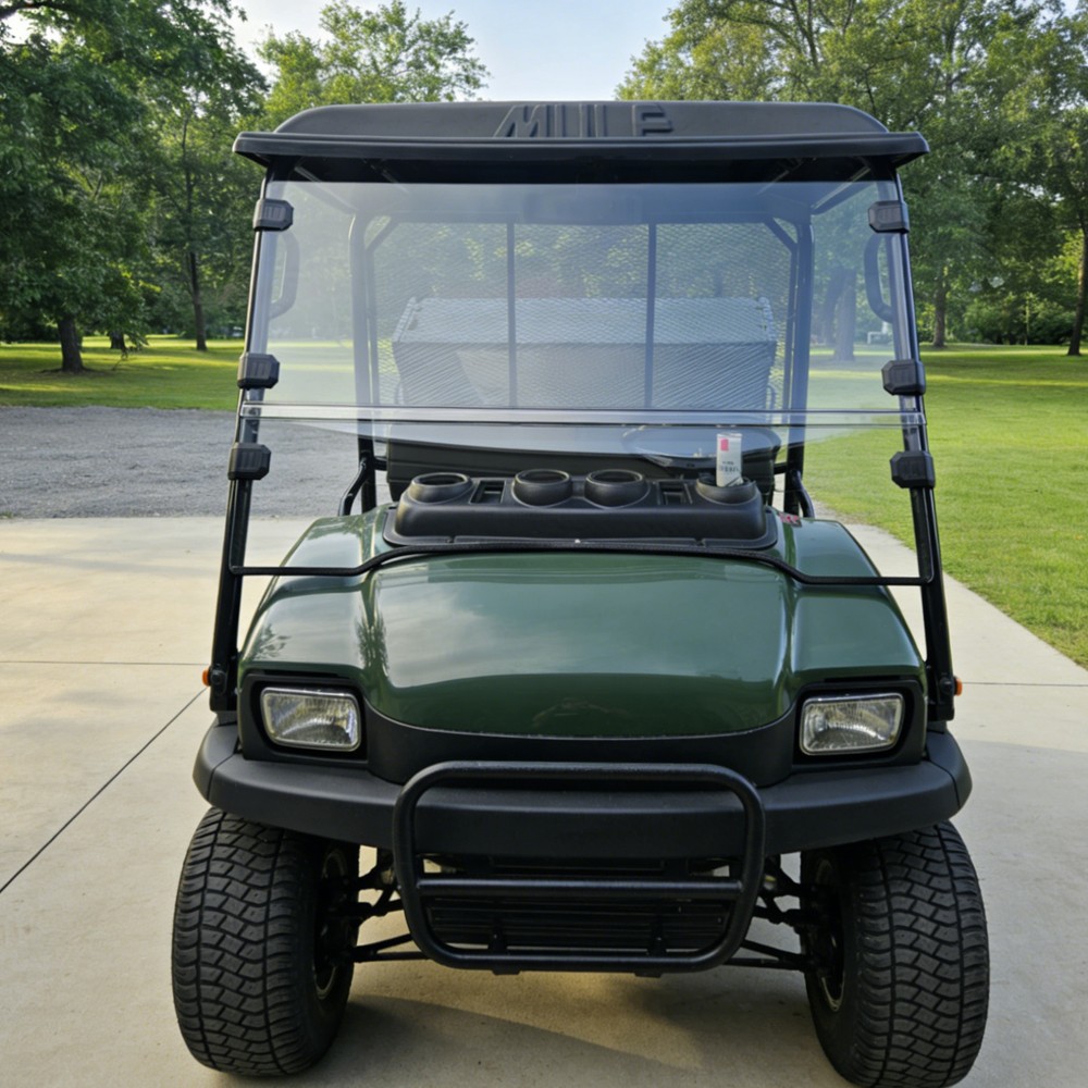 FOR KAWASAKI MULE 3000 MULE 3010 FOLDING WINDSHIELD PC CLEAR FRONT WINDSCREEN