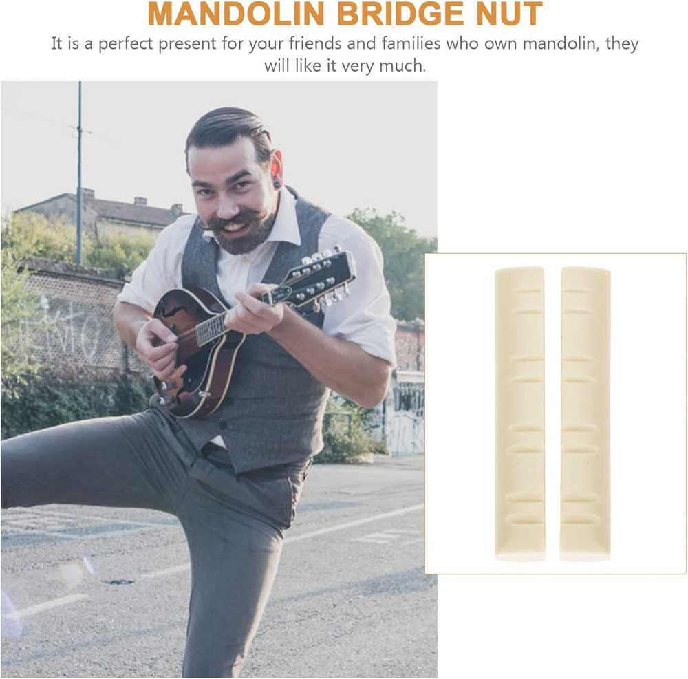 Mandolin String Nuts 2 Pack Lightweight Mandolin Neck Rest Pillow Accessory for