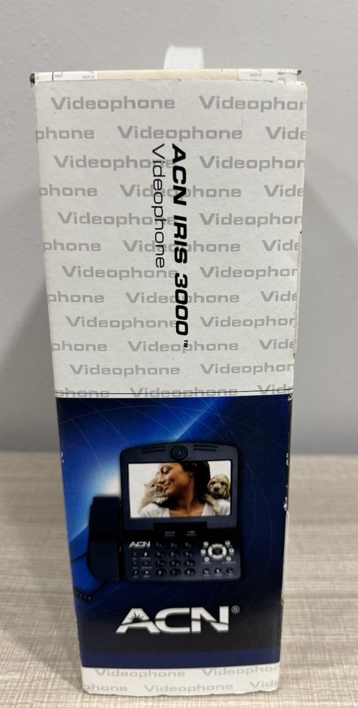 ACN Iris 3000-US, 7" Screen Videophone Landline Ethernet Conferencing NIB