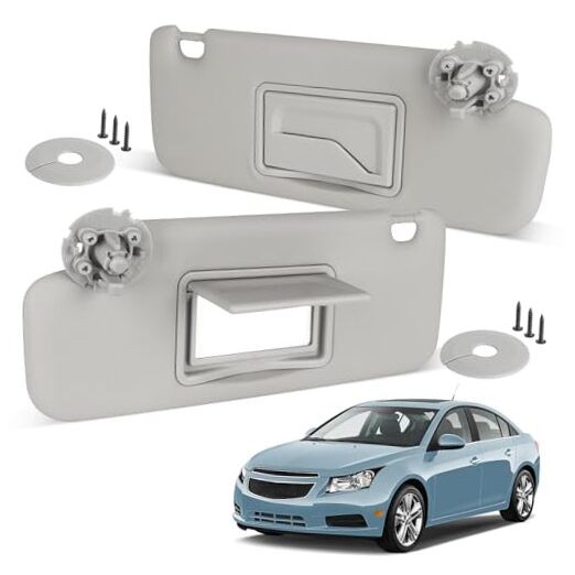 Sun Visor Driver&Passenger Side for 2011-2019 Chevy Cruze, Left & Right Side
