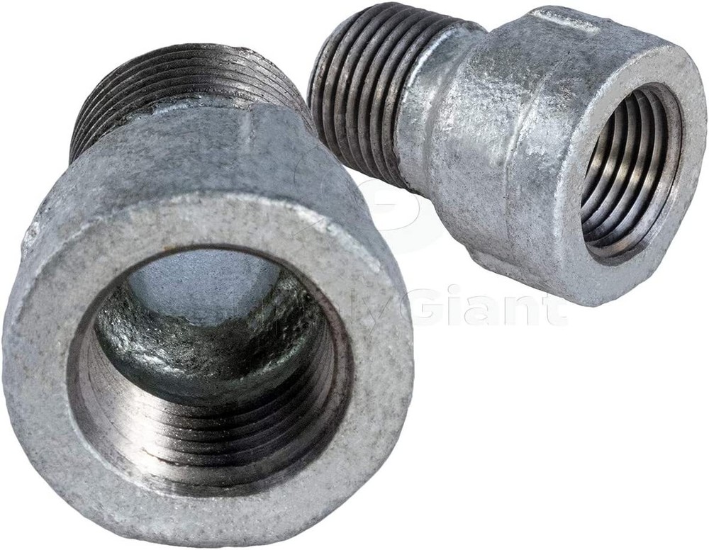 1/2" Galvanized Malleable Iron Extension Piece for 150 lb Applications