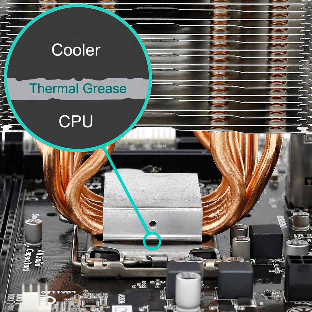 High Performance Silicone Thermal Paste 100g - Effective Cooling for CPUs & GPUs