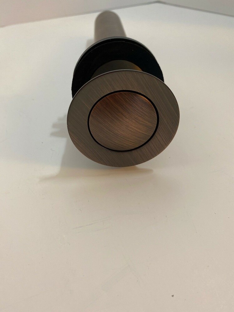 ORB Press Type Pop Up Vessel Sink Drain No Overflow Standard